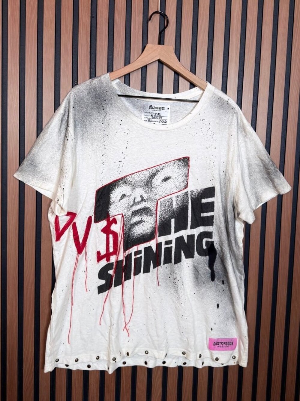 Dust of Gods T Shirt OS Adults Shining Dust All Over Print Relax Fit Perforated